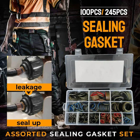🎁2024 New Year Hot Sale🎁100pcs/ 245pcs Assorted Sealing Gasket Set