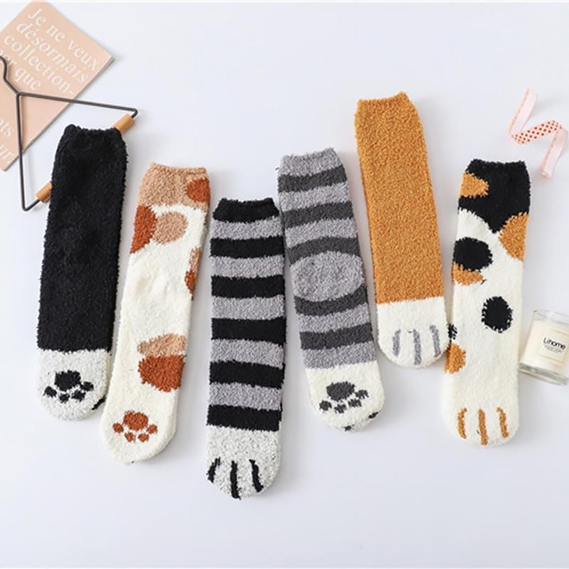 ⚡50% OFF Christmas Sale🎅Cute Cat Claw Socks