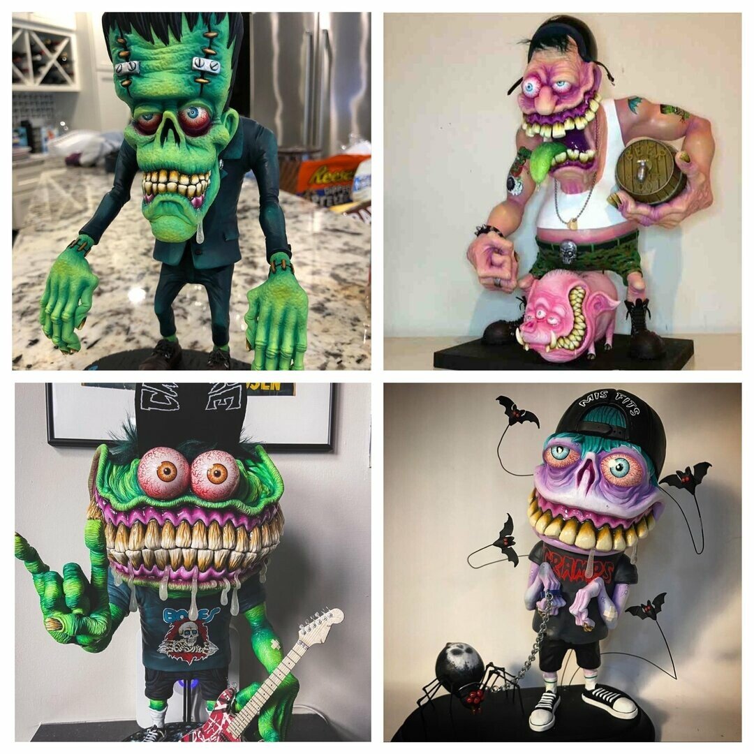 Angry Big Mouth Monster -Spooky Halloween Monster