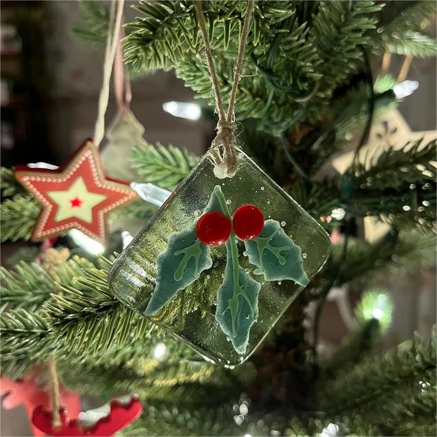 🎄✨Glass Christmas Tree Decoration