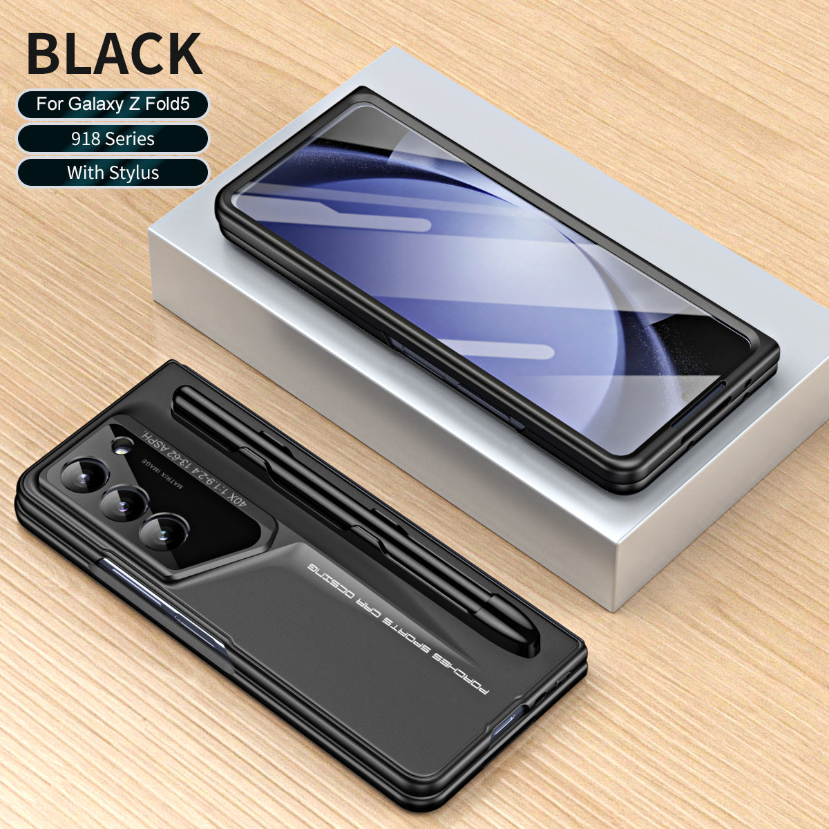 Streamline Design Ultra Thin All-included Screen Glass Film Case With S-Pen Slot For Samsung Galaxy Z Fold6/5