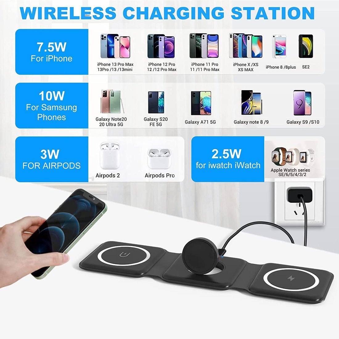 3 in 1 Wireless Charger