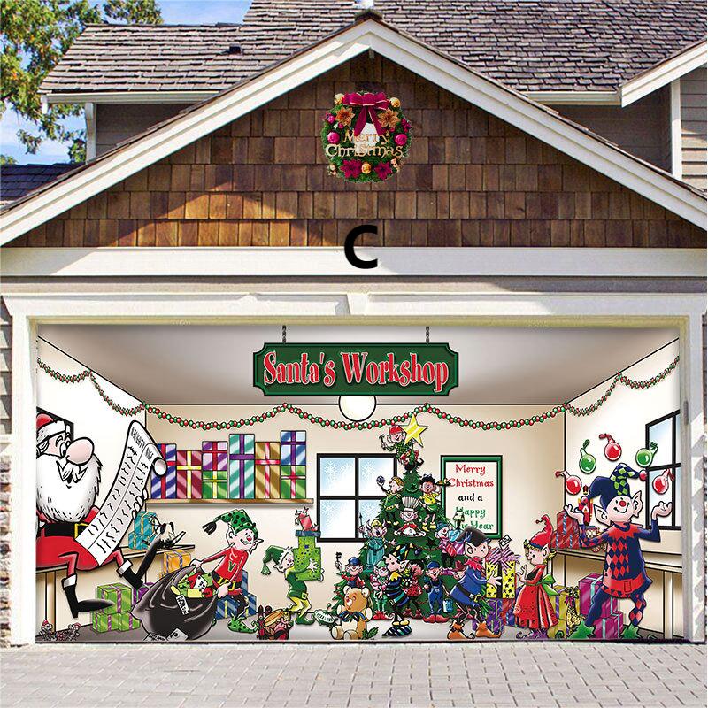 🎄Last Day Sale 49% OFF - Christmas 2024 Reusable Garage Door Decoration