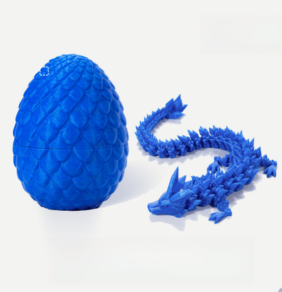 ๐3D-Printed Articulated Crystal Dragon