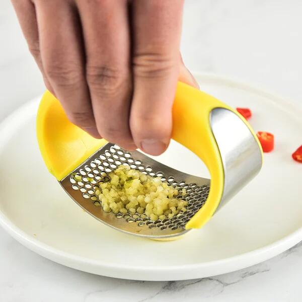304 Stainless Steel Ring Garlic Press
