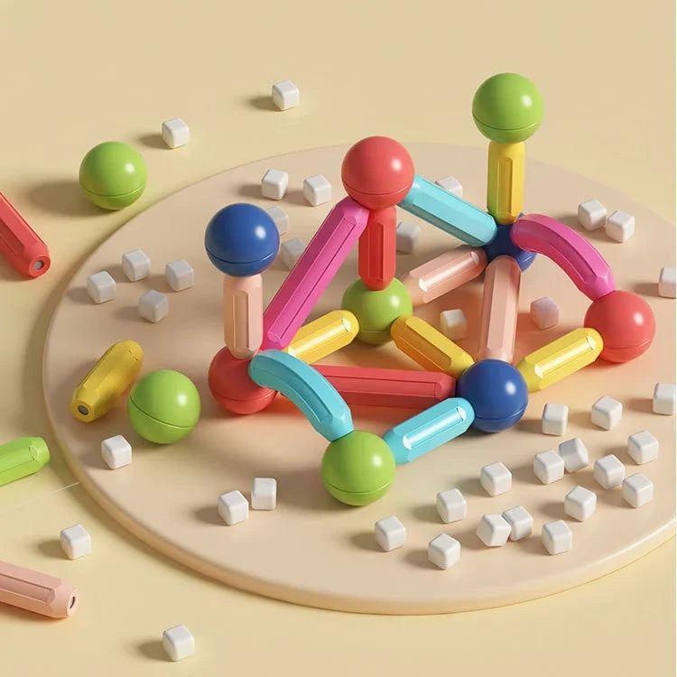 Last Day Special Sale 75% OFF -š„-Magnetic Balls and Rods Set Educational Magnet Building Blocks