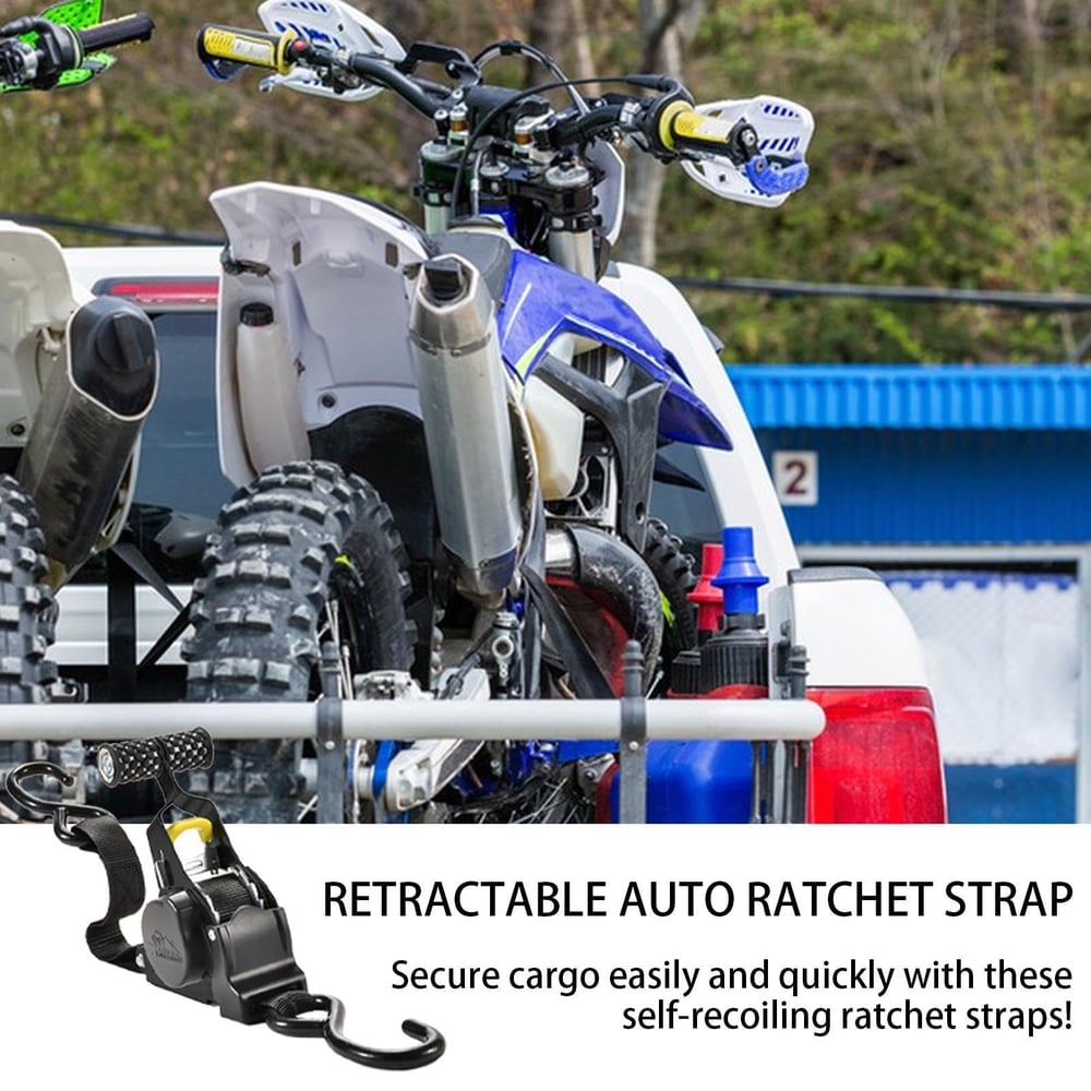 🎄Christmas Sales 49% OFF-Retractable Ratchet Straps