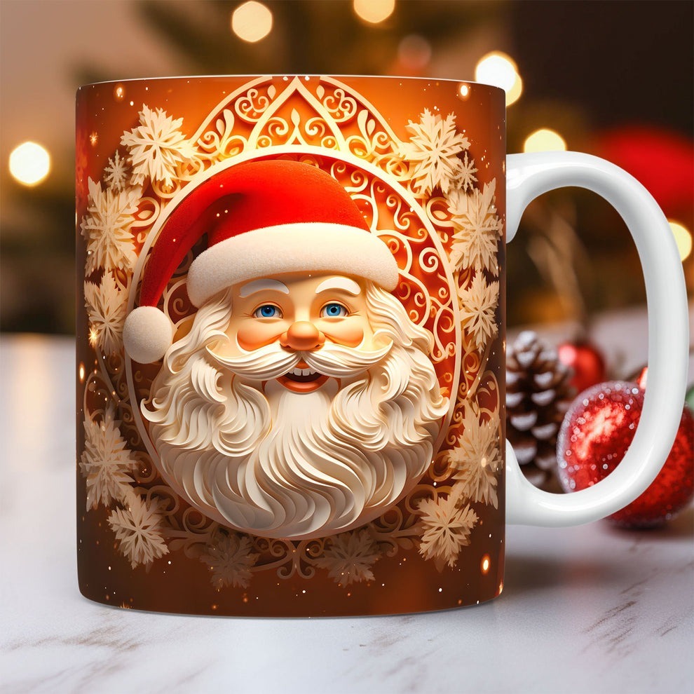 3D Christmas Creative Mug