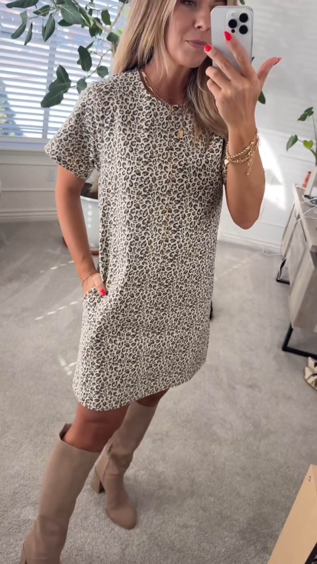 Wild Leopard Mini Dress
