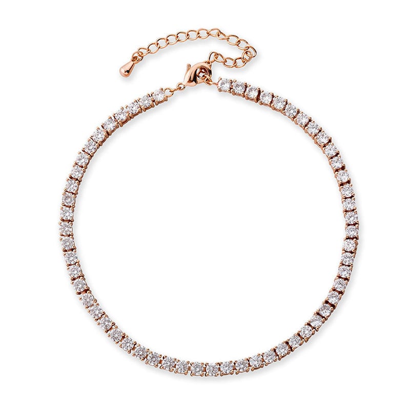 🔥Clear Stock Last Day 48% OFF 💥"Crystal' Tennis Necklace + Free Bracelet