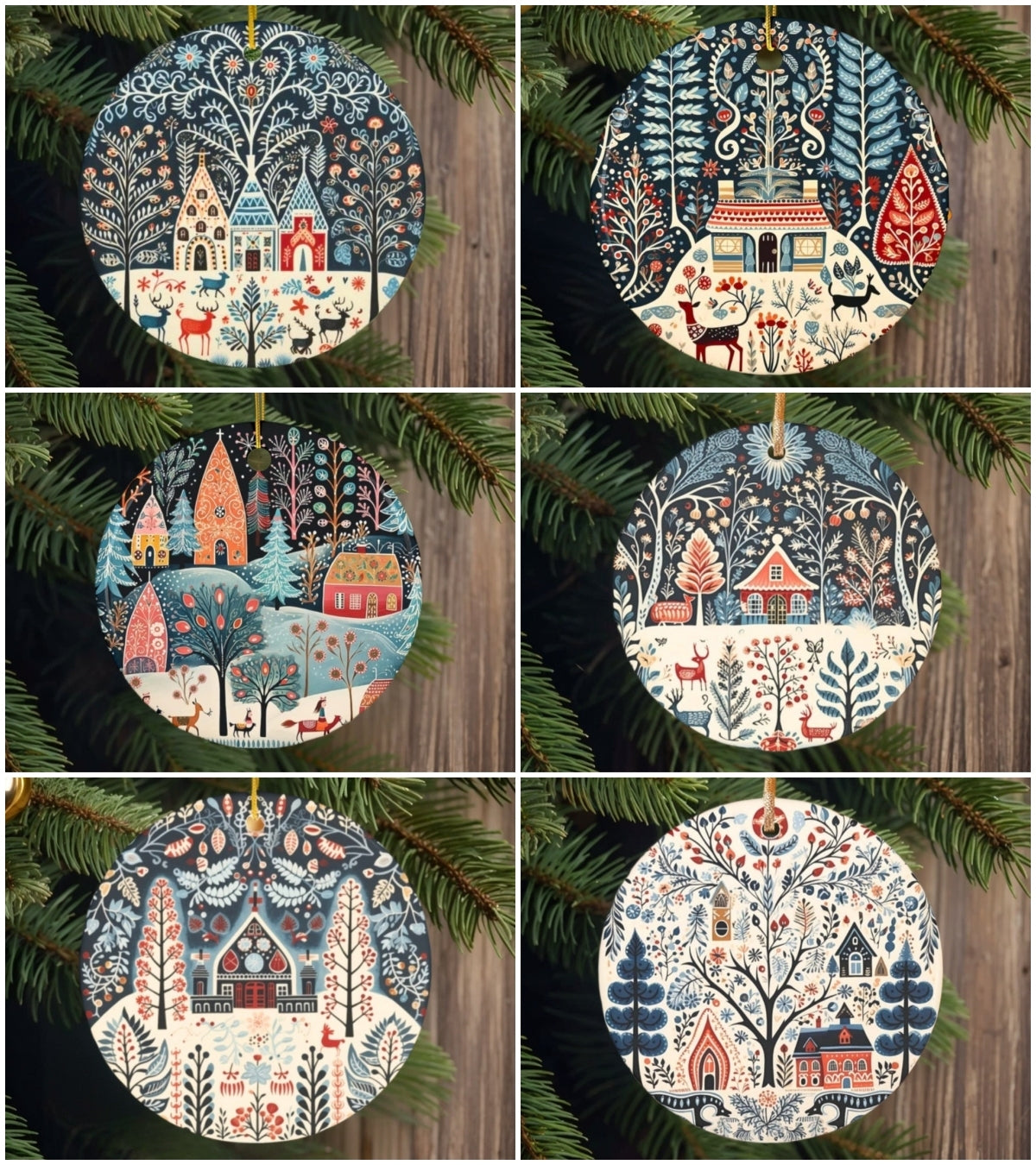 Scandinavian Christmas Ornaments