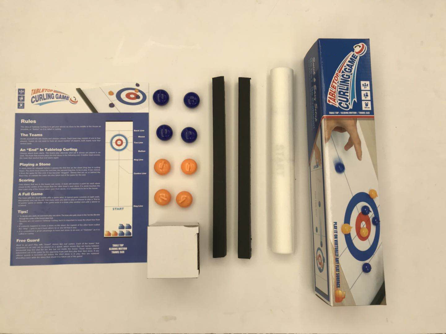 🥌Family Leisure Game Tabletop Curling Ball