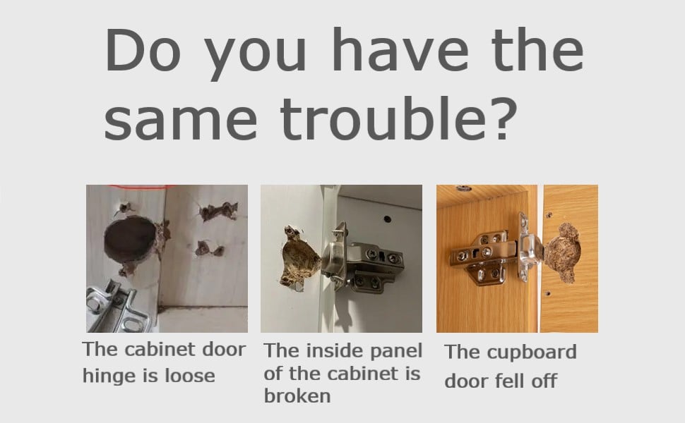 Hinge Fixing Plate Bracket Kit