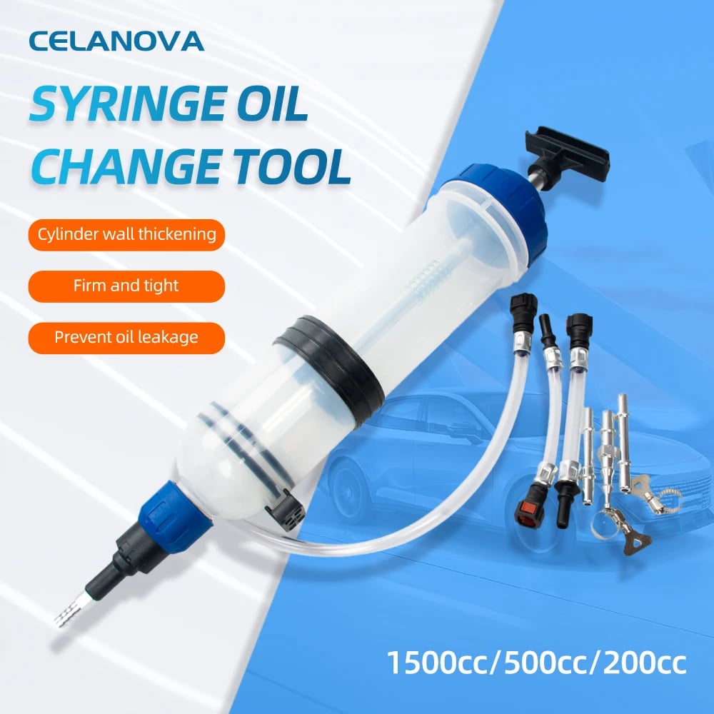 Syringe Type Suction And Injection Dual-purpose Oil Change Tool Manual Oil Filling Device
