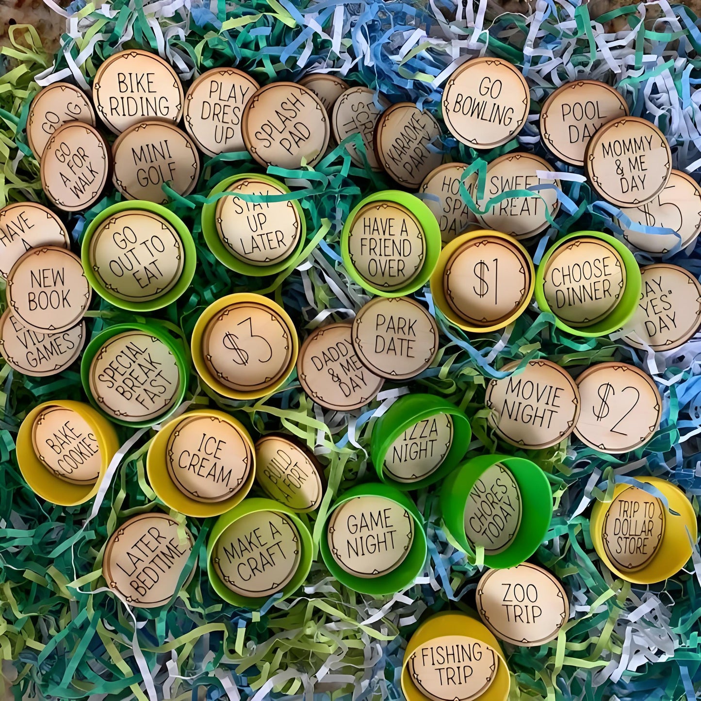 🐰Wooden Easter Reward Coins