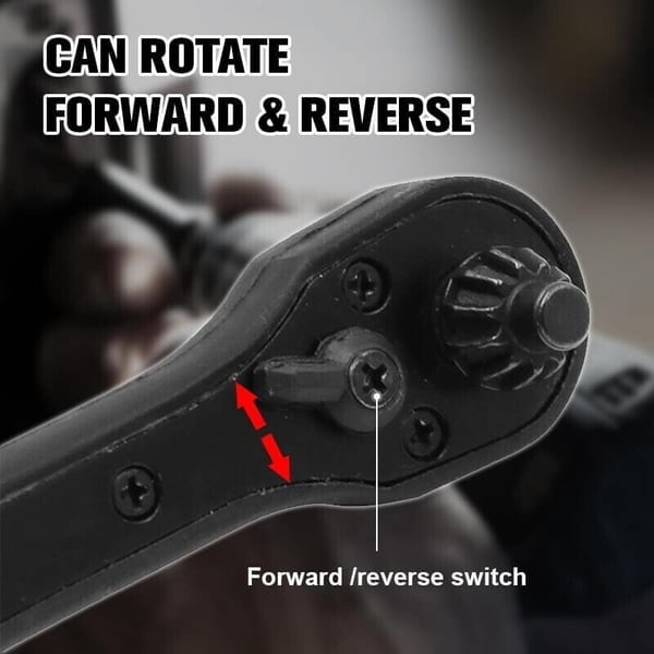 2 in 1 Drill Chuck Ratchet Spanner🔥