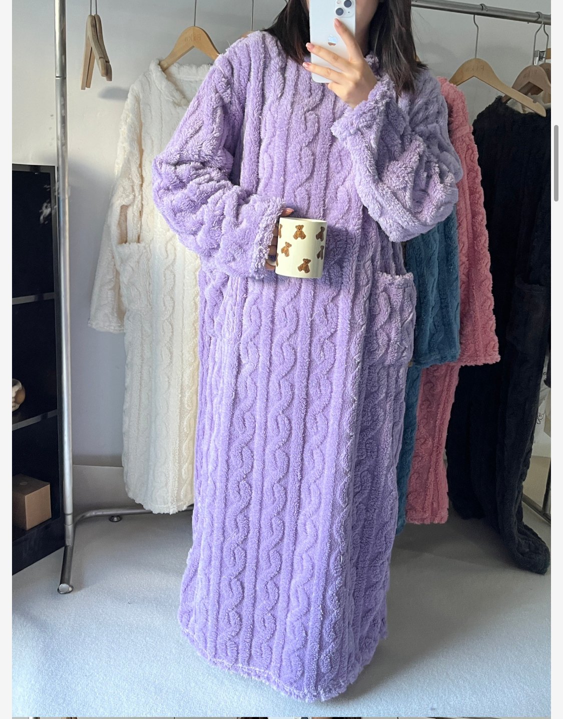 💟A Warm Gift🎀Winter Coral Velvet Home Clothes🔥