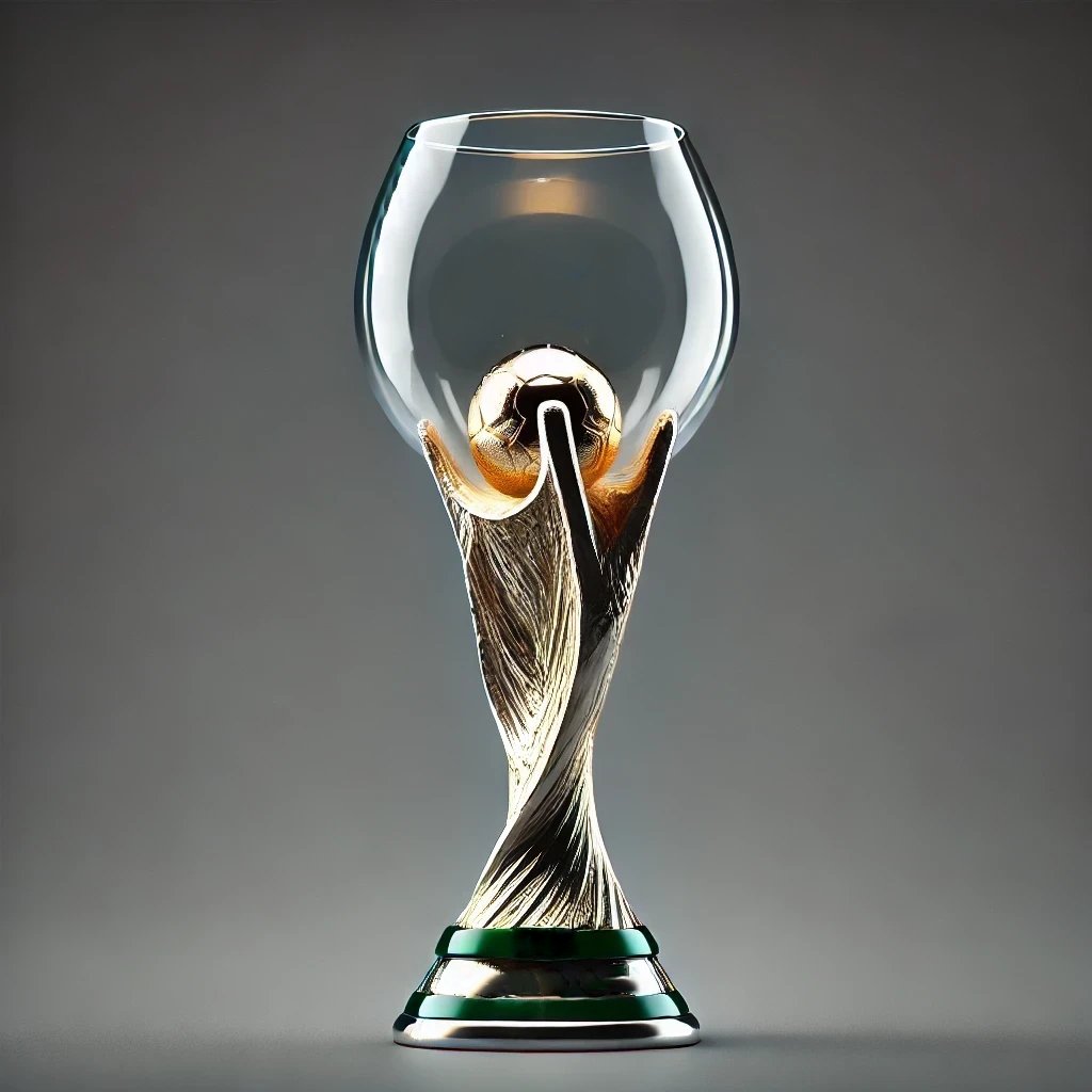 World Cup trophy Wine Glasses
