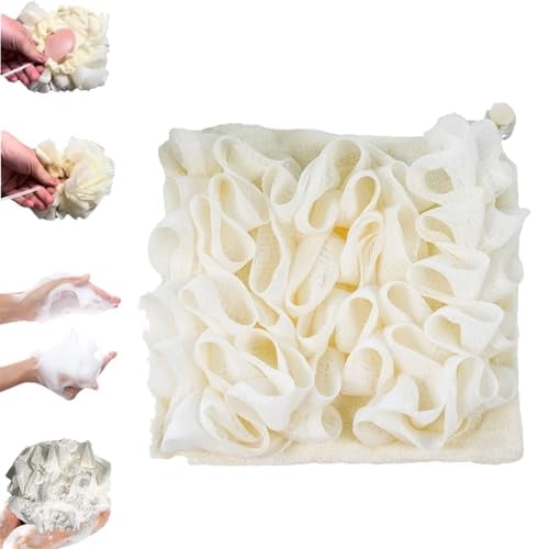 2-in-1 Bath Sponge & Washcloth