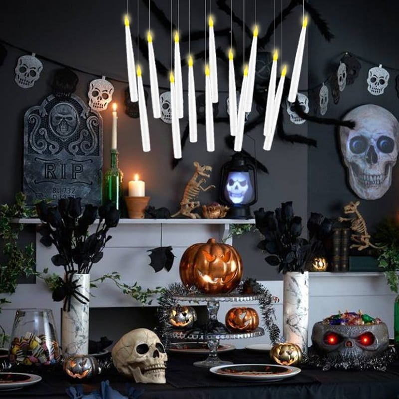 👻👻Flameless Candles with Magic Wand Remote 🔥