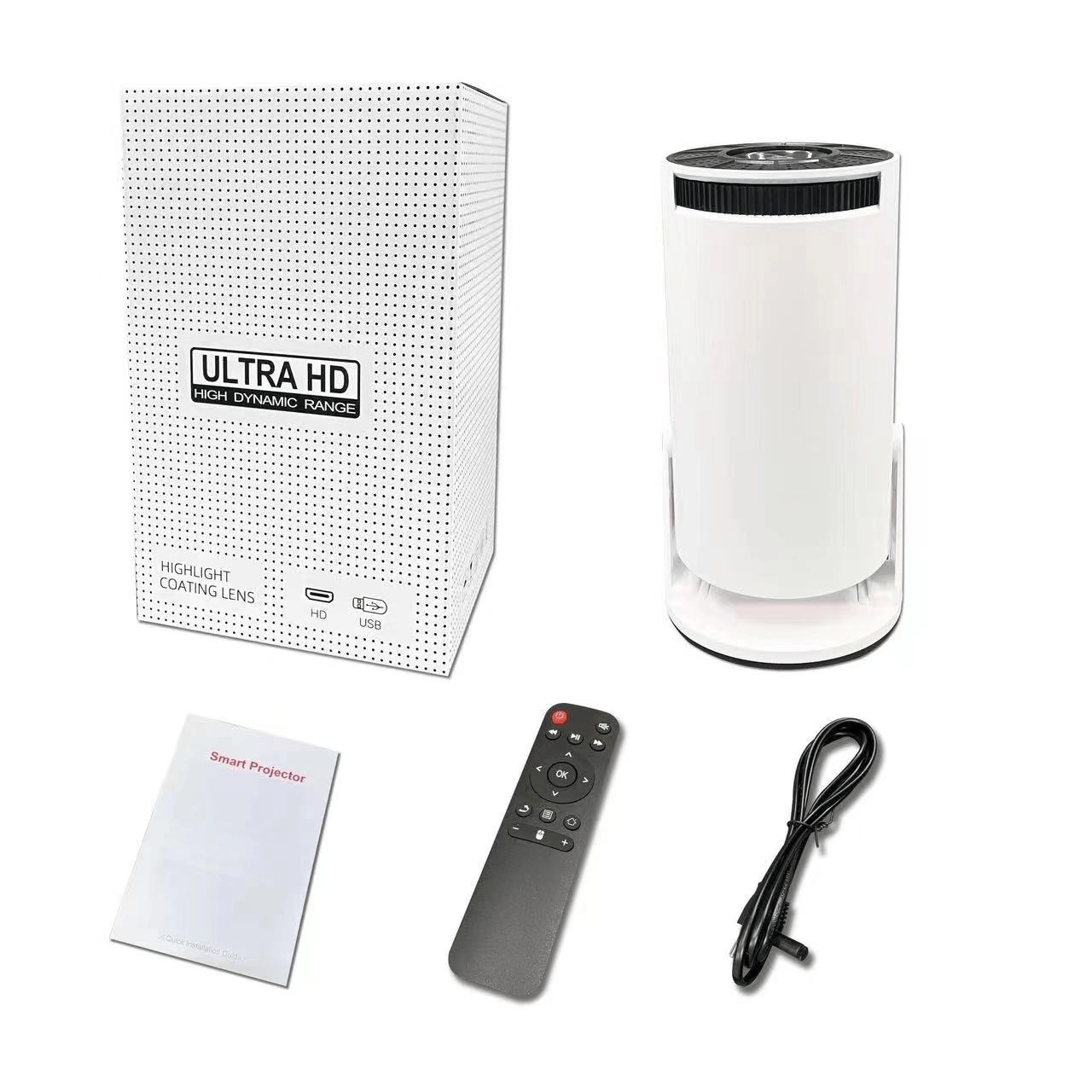 🎥✨Portable 2.4G/5G Wifi Smart Projector – 4K Home Cinema & Outdoor 1080P HD Projector