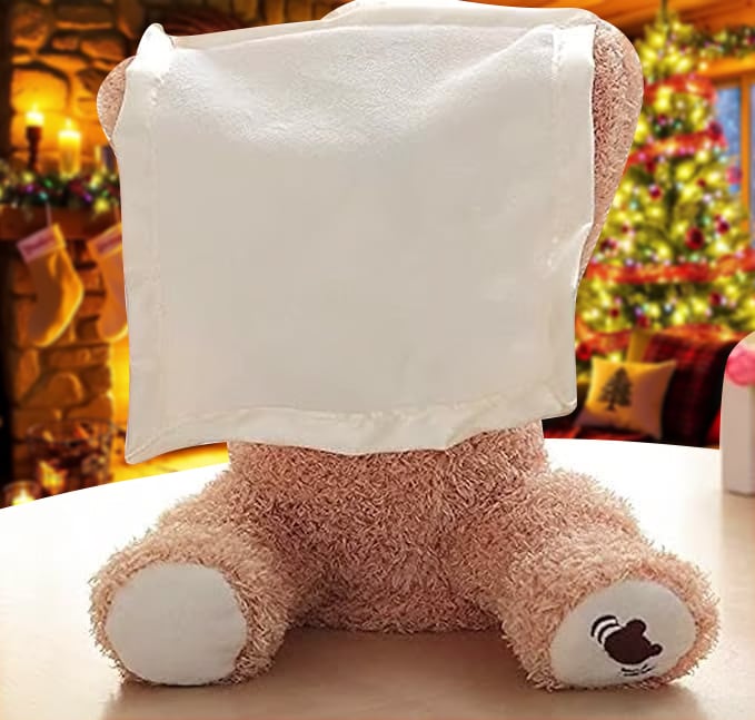 🎄🎁Christmas sales 60% OFF-🧸Peek-A-Boo Teddy Bear Plush