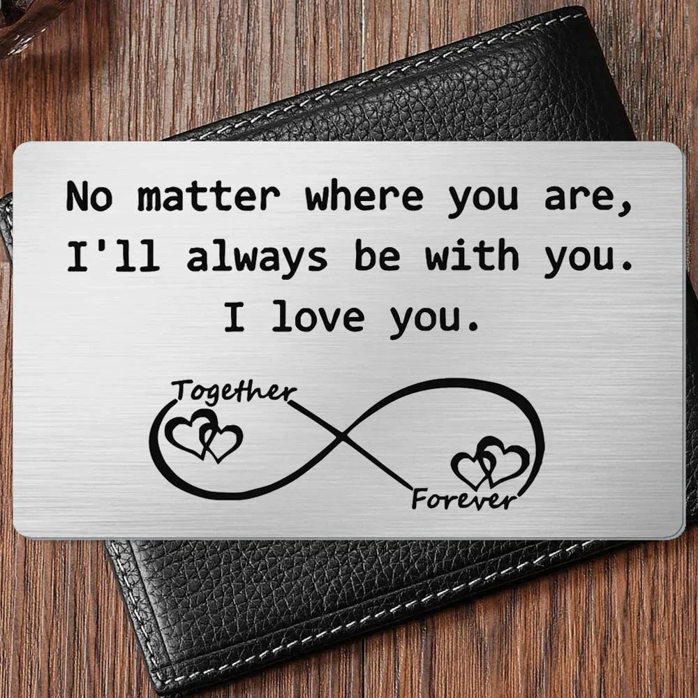 Last Day 75% OFF - ✍️Metal Engraved Card - Message of Love💞