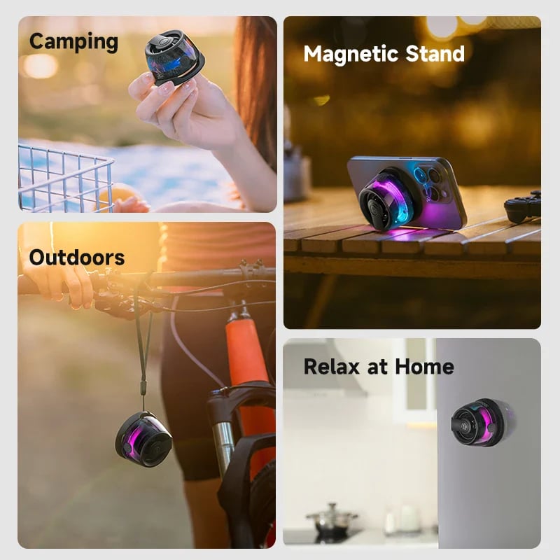🔥LAST DAY 49% OFF🎅Multifunctional magnetic Bluetooth speaker