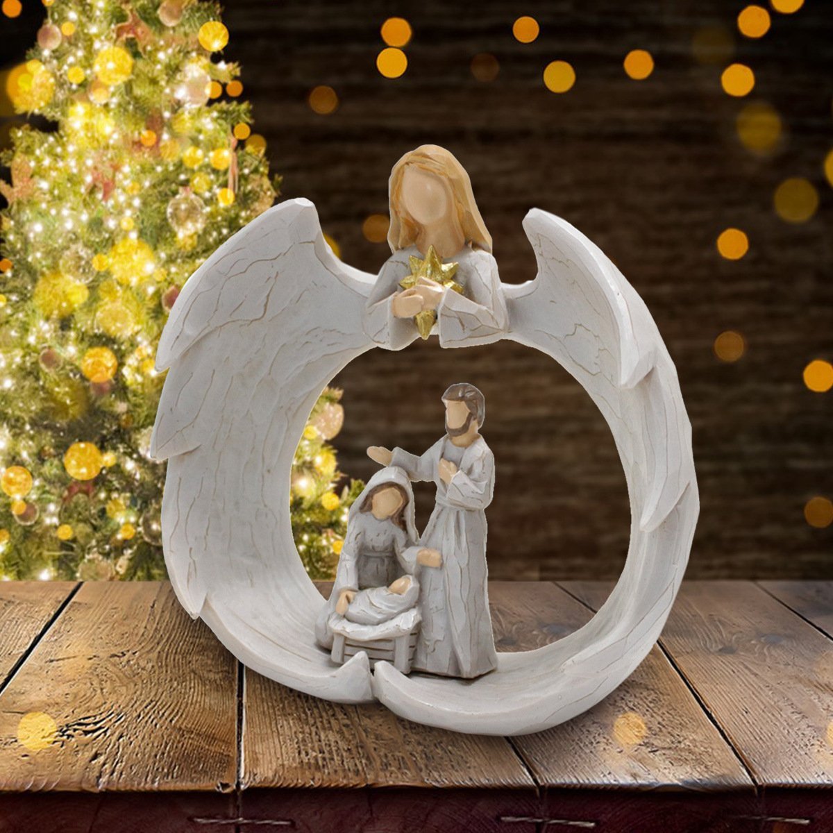 🔥 HOT SALE! 49% OFF🔥God Be With You -Nativity scene angel religious decoration
