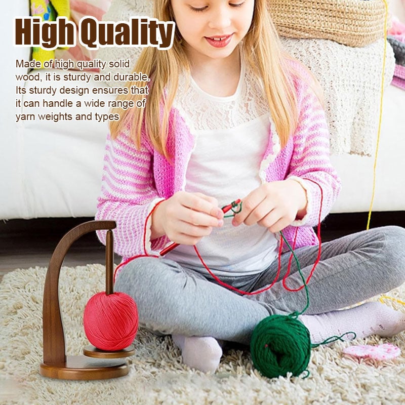(🎅Xmas Sale 49% OFF🎄) Wooden Yarn Spool Rack