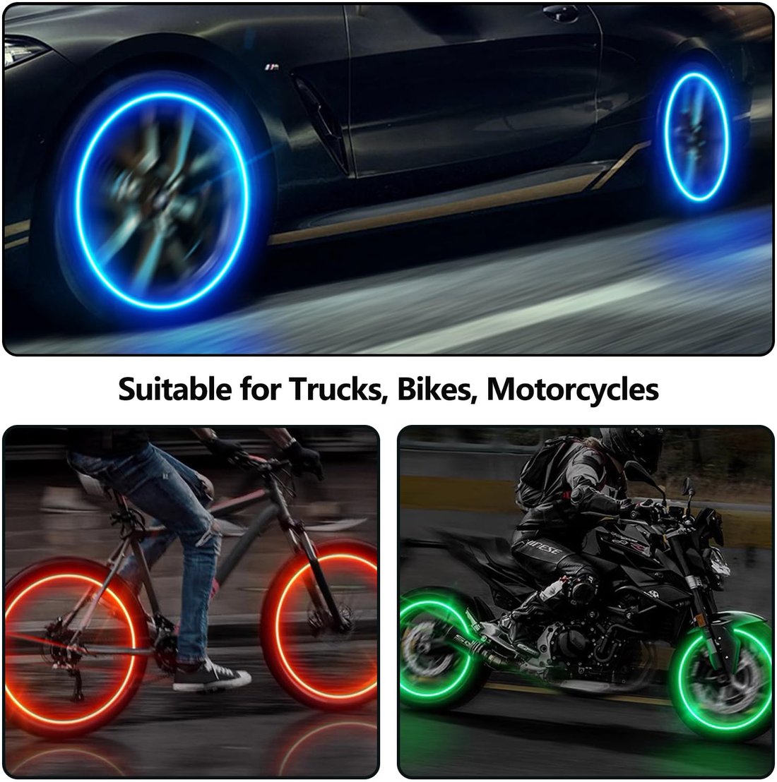 đ„HOT SALE 49% OFFđ„FLUORESCENT TIRE VALVE CAPS