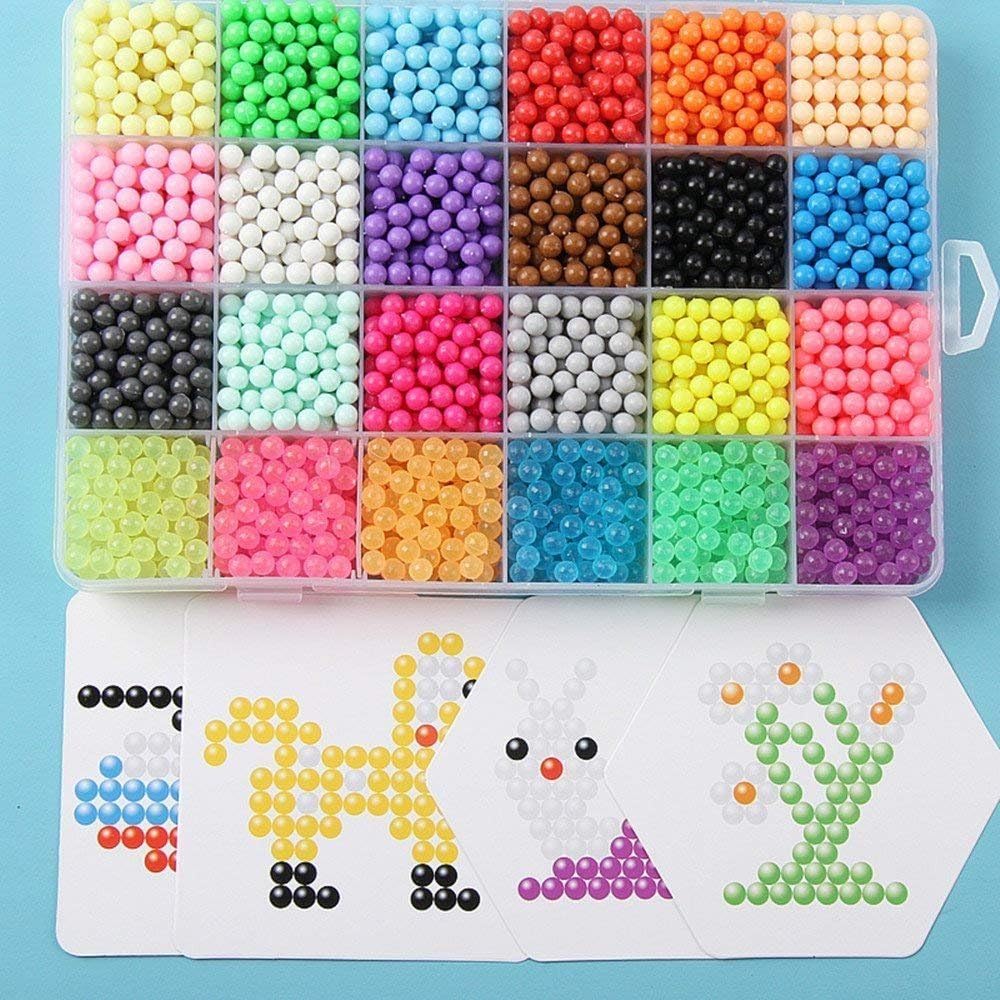24-Color Water Fuse Bead Craft Kit