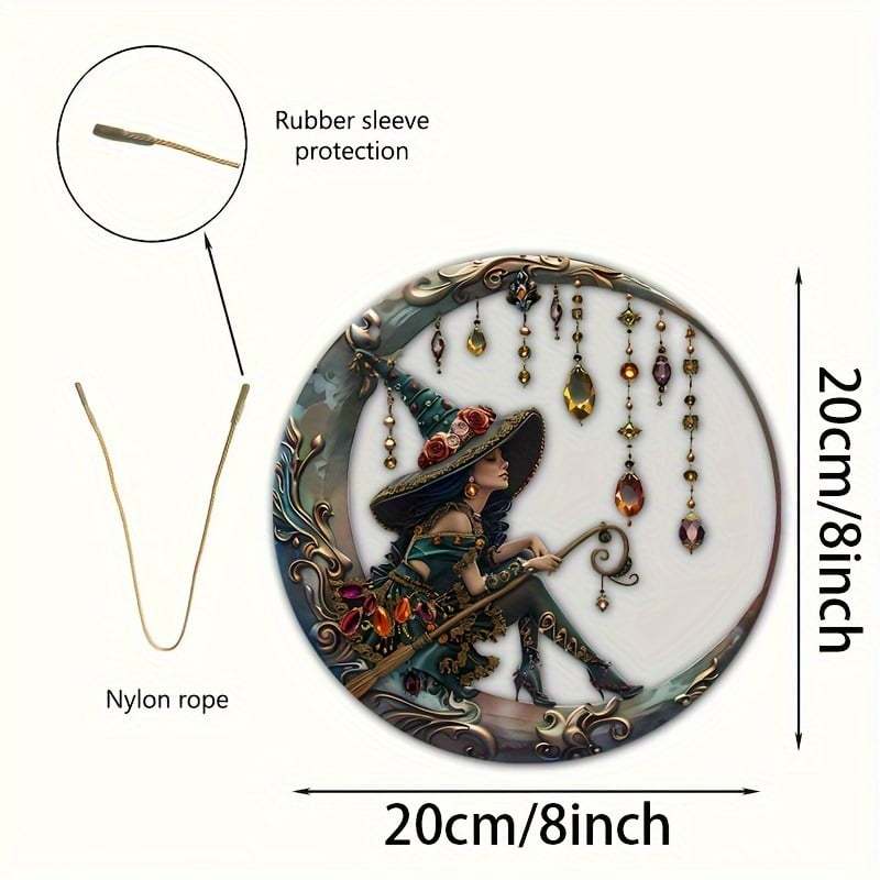 🧙♀️Beautiful Witch - Personalized Witch Window Hanging Suncatcher Ornament Gift