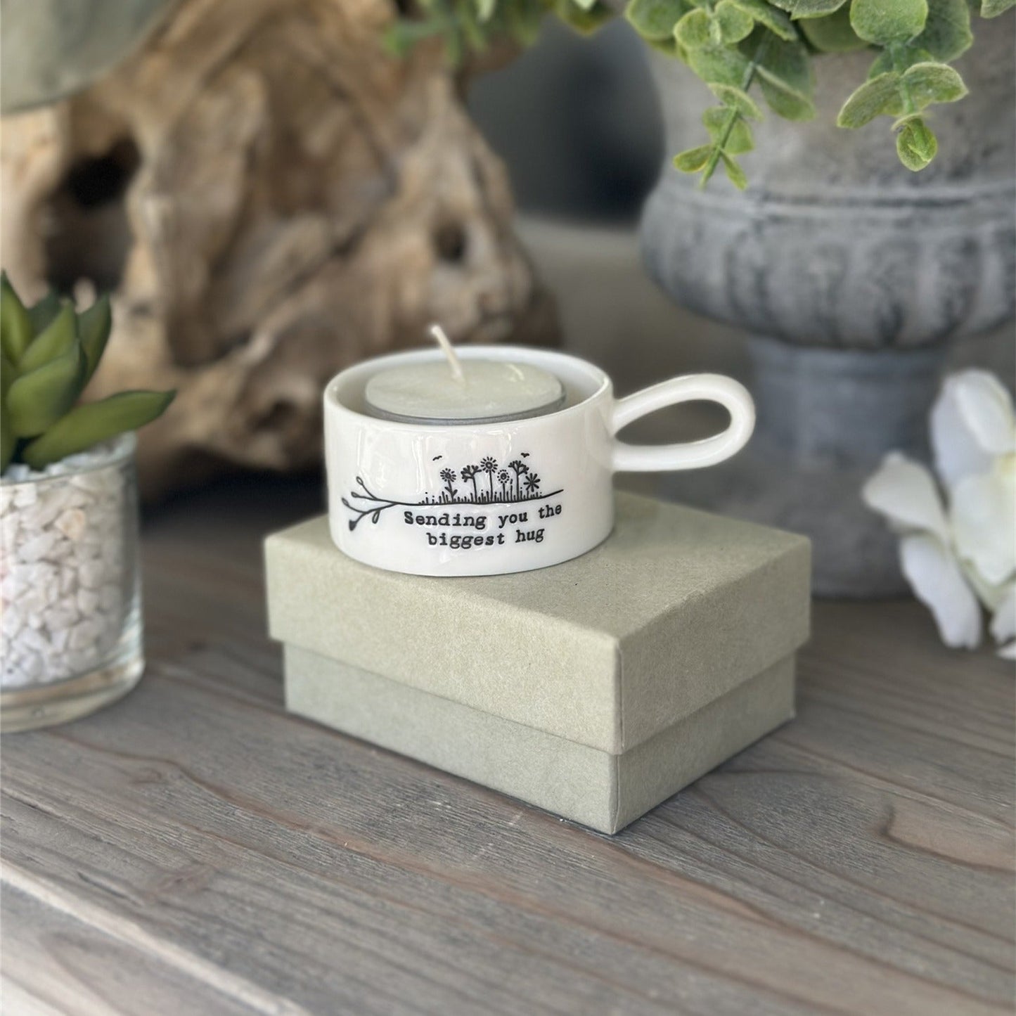 🕯️Handled Tea Light Holder - Good Friends Light Up The World✨