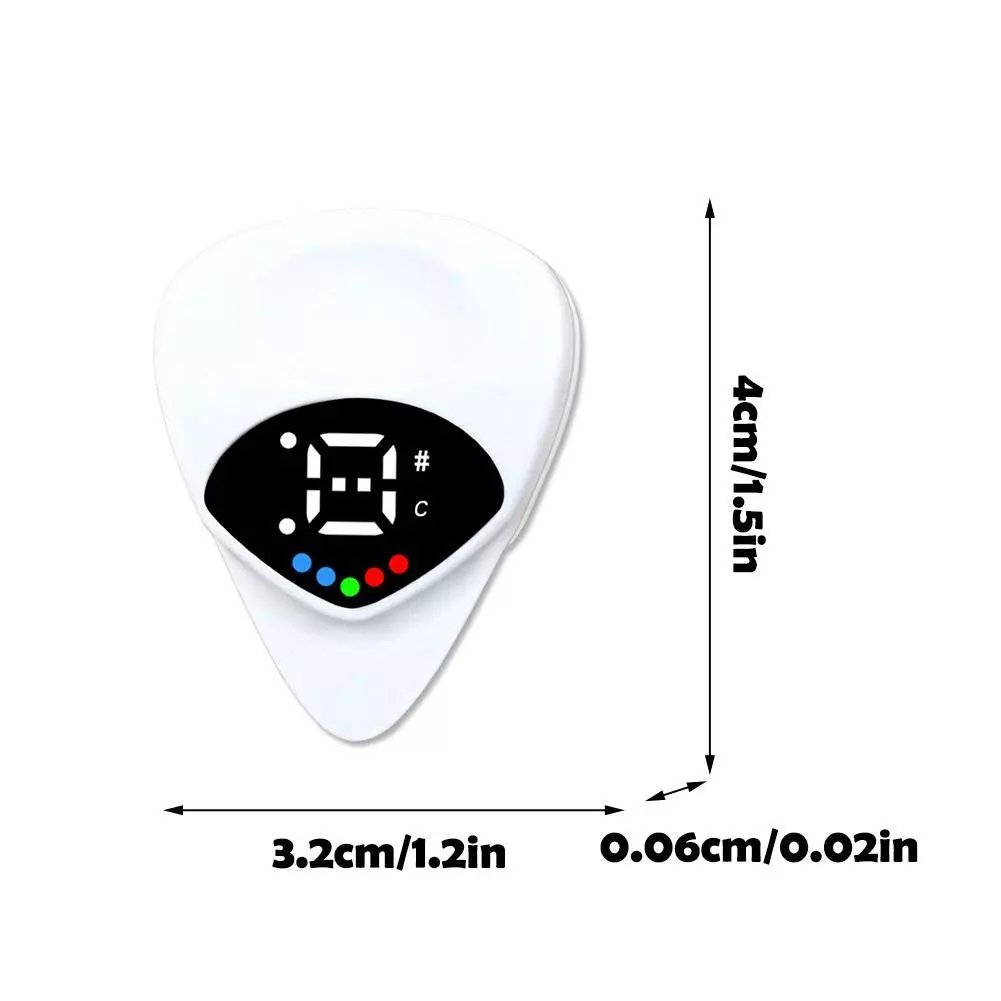 ✨2025 New Arrival✨2-in-1 Guitar Picks-Acoustic Guitar Tuner