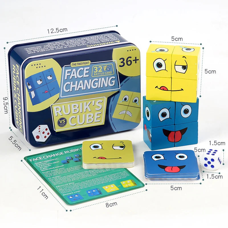 🔥Face-Changing Magic Cube Building Blocks-BUY MORE SAVE MORE🔥