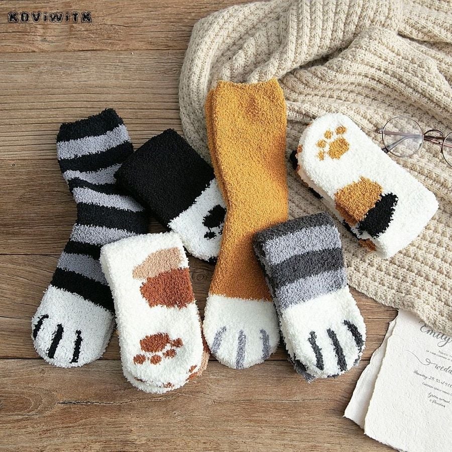 ⚡50% OFF Christmas Sale🎅Cute Cat Claw Socks