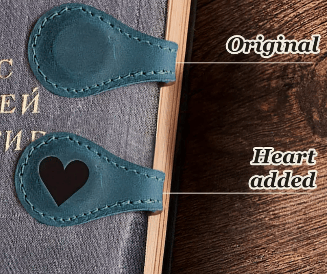 š„Magnetic Leather Bookmark