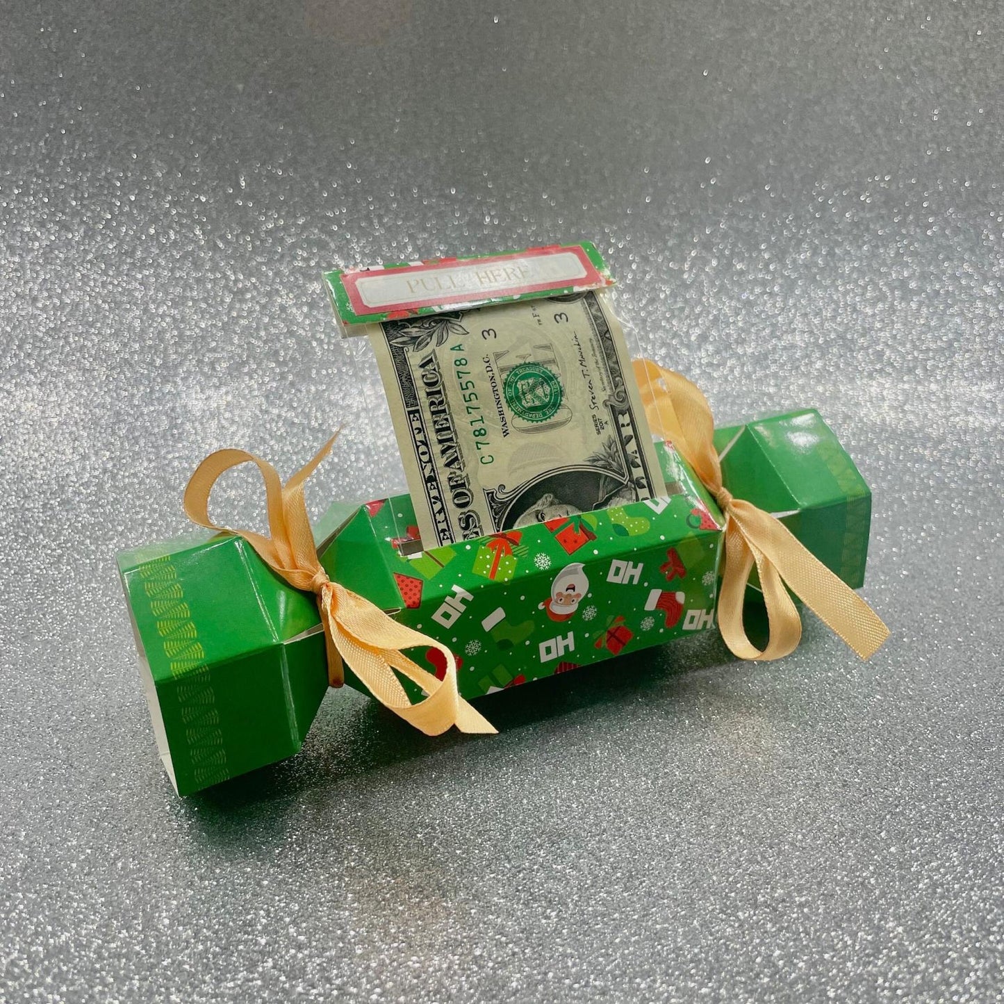 Christmas Surprise Money Pull Pouch