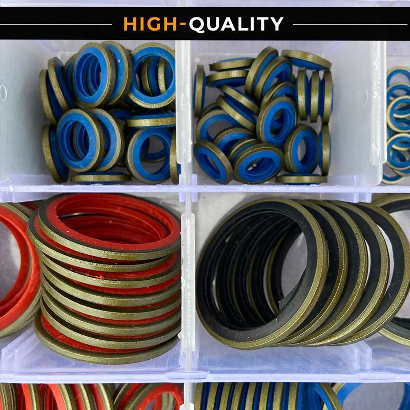 🎁2024 New Year Hot Sale🎁100pcs/ 245pcs Assorted Sealing Gasket Set