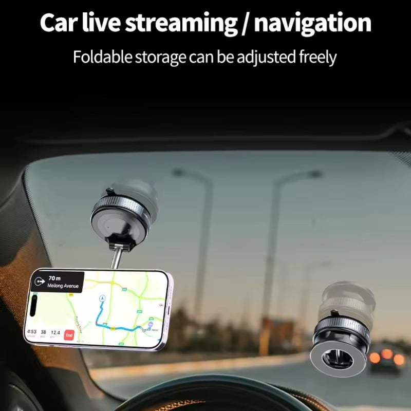 2025 New Strong Magnetic Car Phone Holder Foldable Design 360° Adjustable