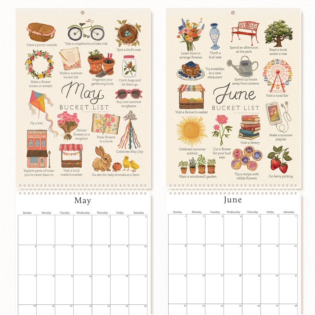 2025 Wish List Calendar