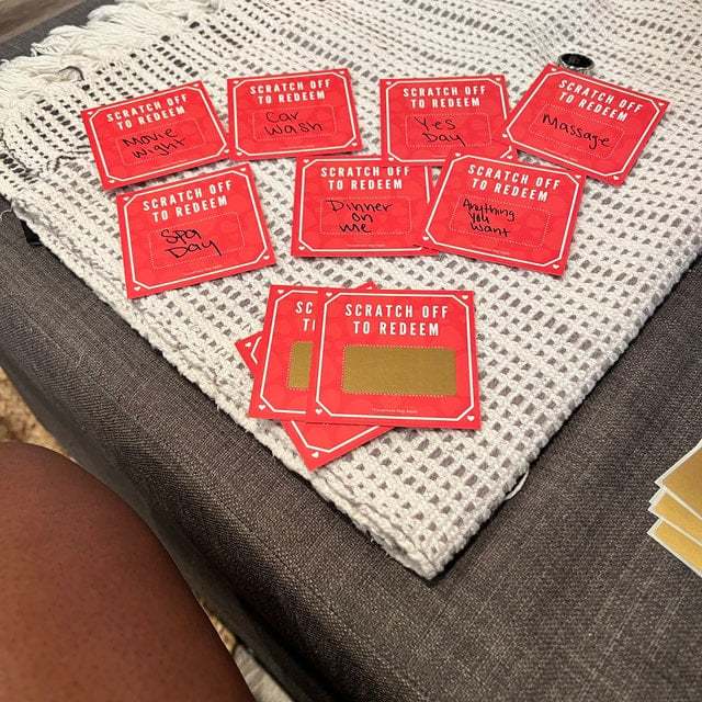 🎫DIY Scratch-Off Love Voucher Cards