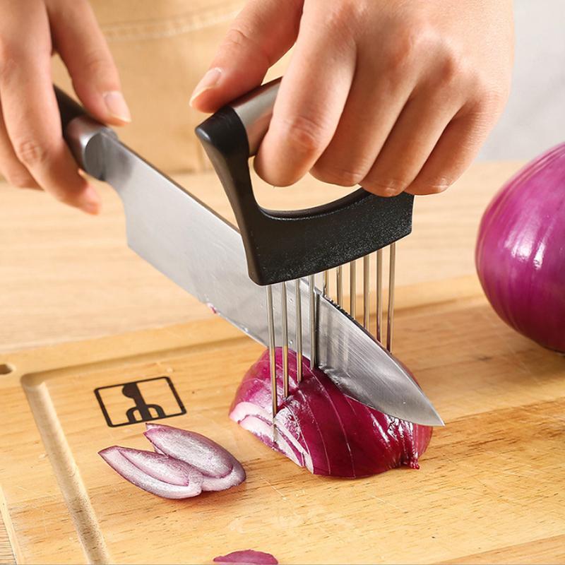 🎁2024 New Year Hot Sale🎁 49% OFF🔥 Stainless Steel Onion Slice Holder