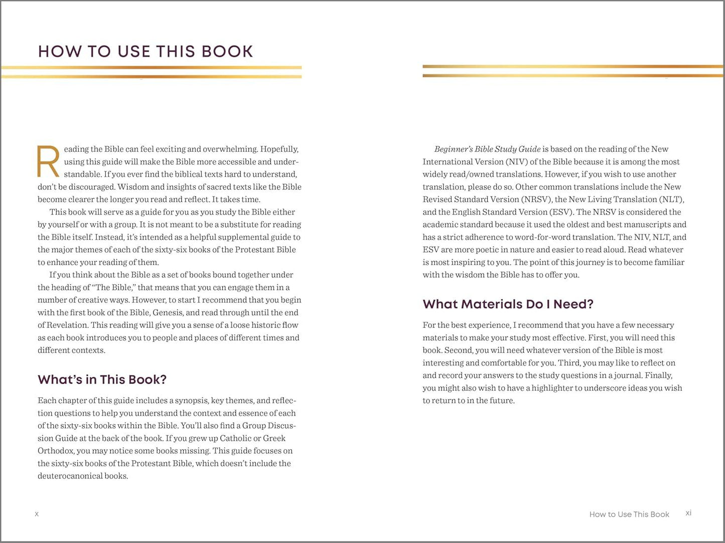 The Beginner's Bible Study Guide: An Introduction to All 66 Books of the Bible