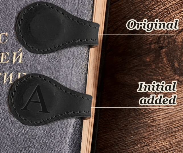 š„Magnetic Leather Bookmark