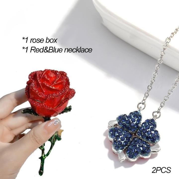 ❤️Perfect Gift - Magic Lucky Four Leaf Clover Necklace