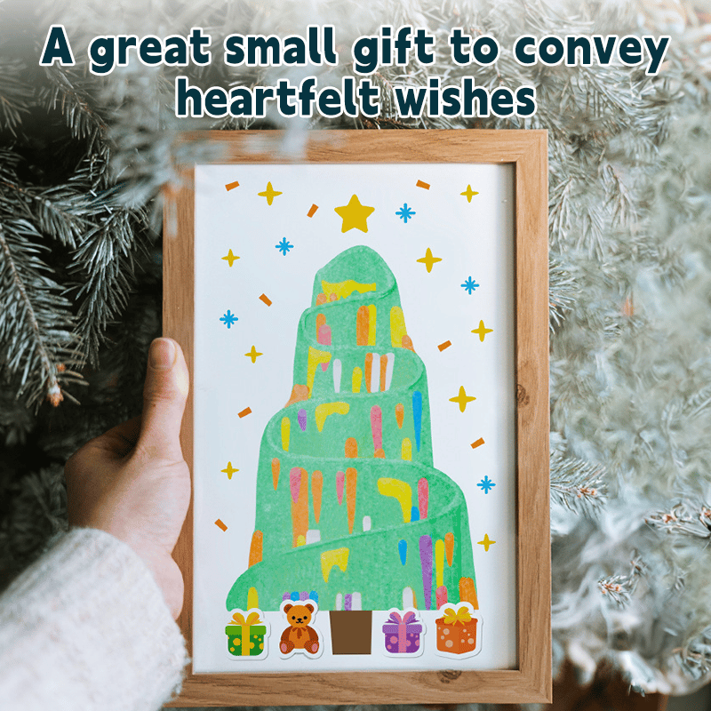 🎅20Pcs DIY Rainbow Scratch Art