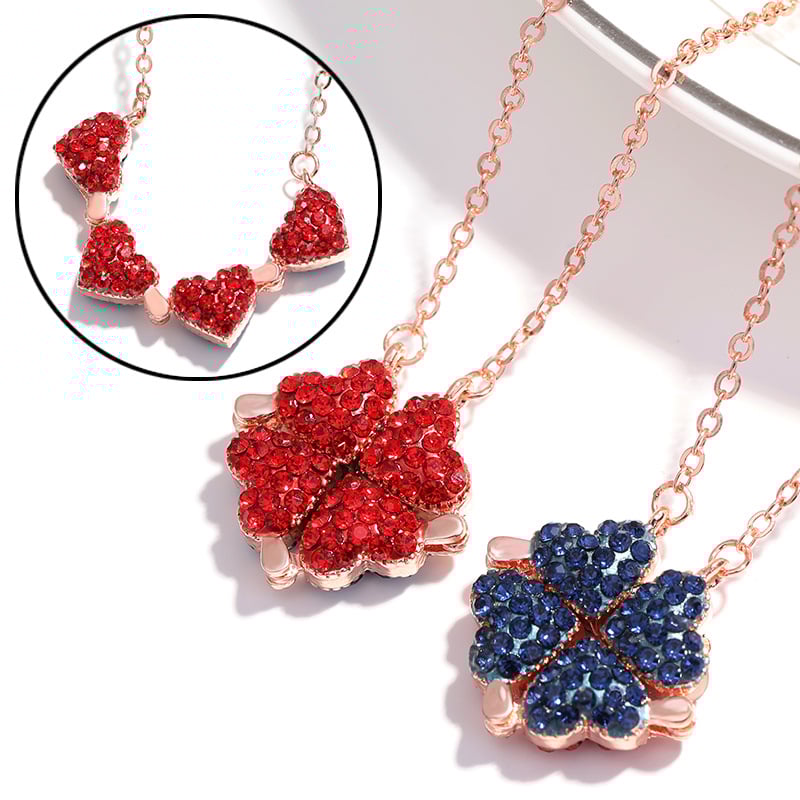 80% OFF Today Only! (4.8/5⭐⭐⭐⭐⭐)💕-Fashion Four-Leaf Clover Necklace