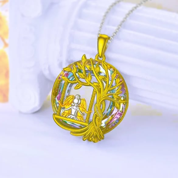 🎁925 Sterling Silver Tree of Life Sisters Necklace